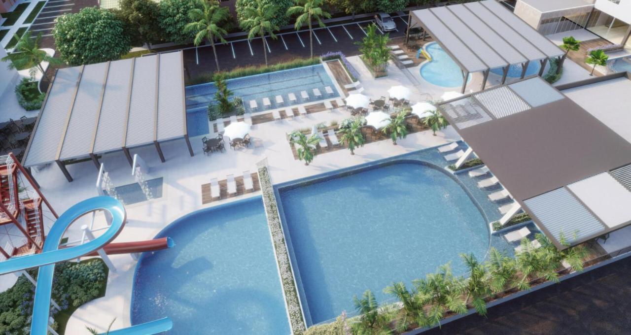 Hotel Diroma Fiori - Parque Aquatico E Muitas Piscinasカルダス・ノバス エクステリア 写真